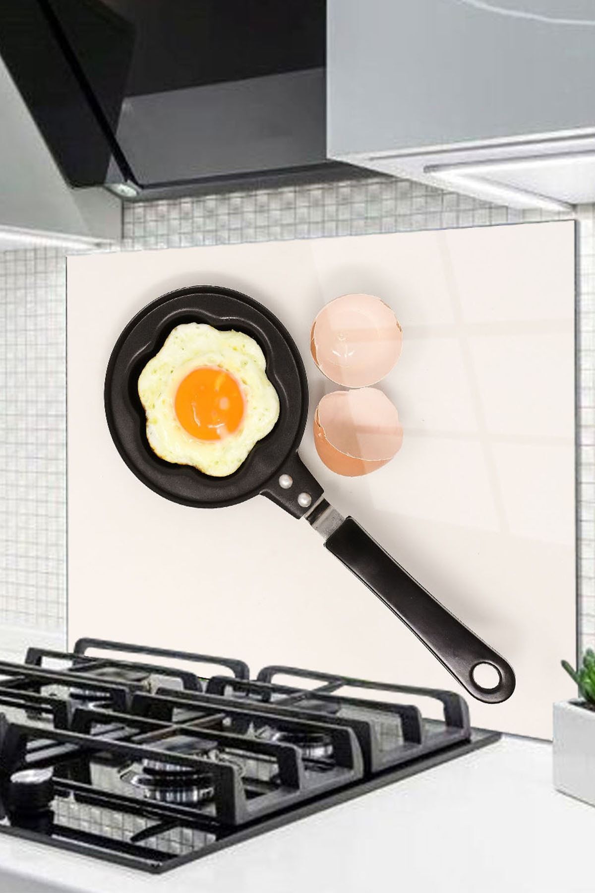 Cam Ocak Arkası Koruyucu Ankastre Arkası Koruyucu | Yumurta