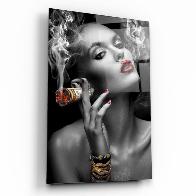 Kadın Cam Tablo Özel Tasarım Ofis, Mutfak Çocuk Odası, Salon Dekorasyon