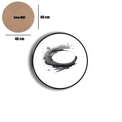 Amarikan Servis, Mdf Supla Takımı 6 Adet (6'lı Takım ), 6'lı Bardak Altlığı Hedliyeli 95