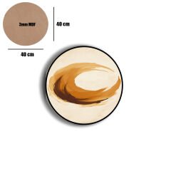 Amarikan Servis, Mdf Supla Takımı 6 Adet (6'lı Takım ), 6'lı Bardak Altlığı Hedliyeli 96