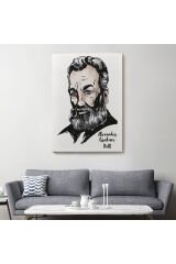 Alexander Graham Bell Dekoratif Kanvas Tablo-5916
