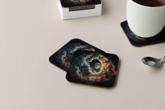 Dekoratif Bardak Altlığı Neon Desen 180