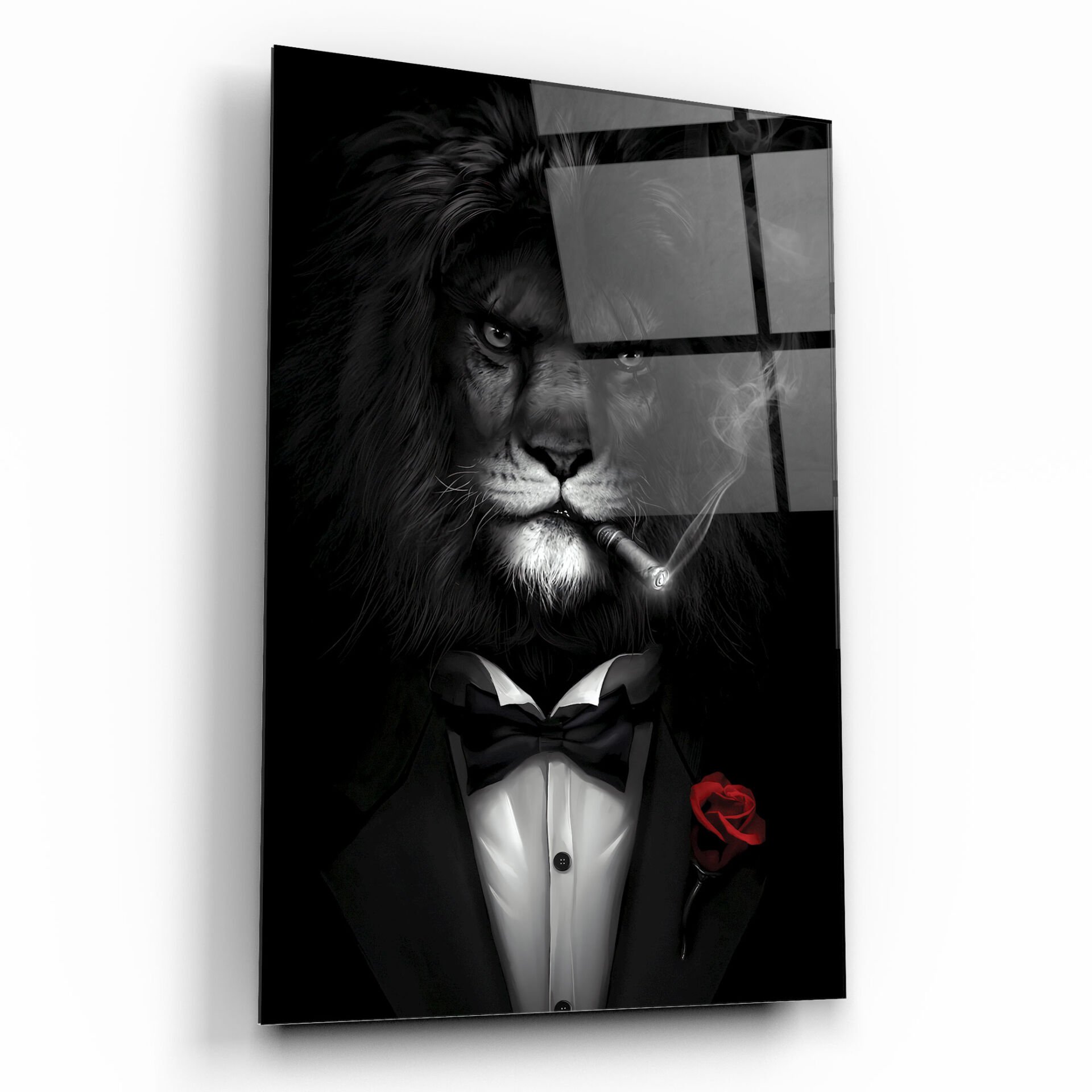 The Godfather Aslan Cam Tablo Özel Tasarım Ofis, Mutfak Çocuk Odası, Salon Dekorasyon
