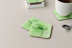 Dekoratif Bardak Altlığı Neon Desen 184