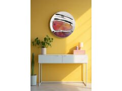 Dekoratif Cam Duvar Saati-1117