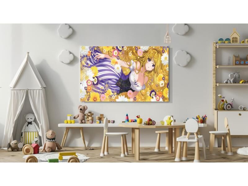 Dekoratif Baskı Anime Kanvas Tablıo 1