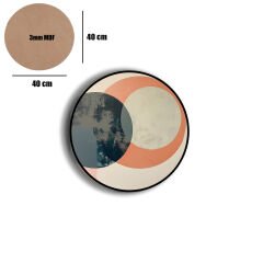 Amarikan Servis, Mdf Supla Takımı 6 Adet (6'lı Takım ), 6'lı Bardak Altlığı Hedliyeli 124