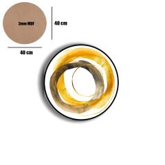 Amarikan Servis, Mdf Supla Takımı 6 Adet (6'lı Takım ), 6'lı Bardak Altlığı Hedliyeli 130