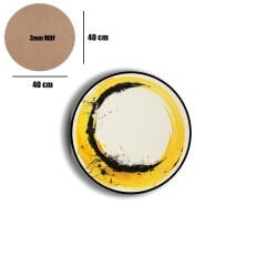 Amarikan Servis, Mdf Supla Takımı 6 Adet (6'lı Takım ), 6'lı Bardak Altlığı Hedliyeli 131