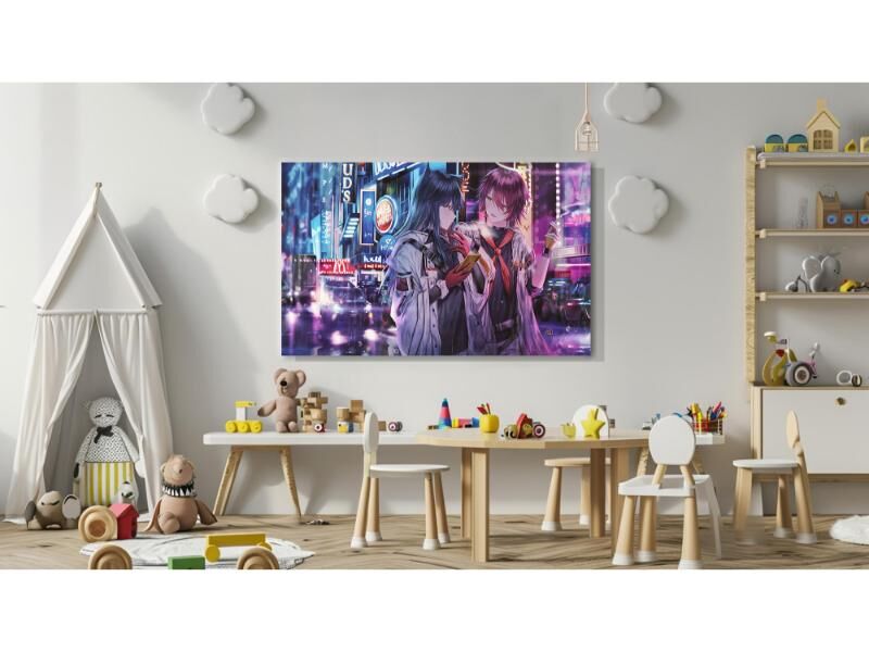 Dekoratif Baskı Anime Kanvas Tablıo 12