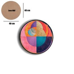 Amarikan Servis, Mdf Supla Takımı 6 Adet (6'lı Takım ), 6'lı Bardak Altlığı Hedliyeli 137