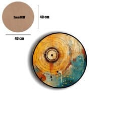 Amarikan Servis, Mdf Supla Takımı 6 Adet (6'lı Takım ), 6'lı Bardak Altlığı Hedliyeli 139