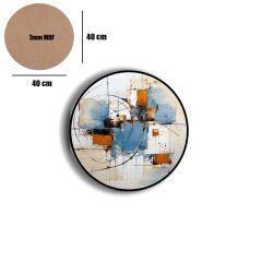 Amarikan Servis, Mdf Supla Takımı 6 Adet (6'lı Takım ), 6'lı Bardak Altlığı Hedliyeli 142