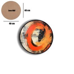 Amarikan Servis, Mdf Supla Takımı 6 Adet (6'lı Takım ), 6'lı Bardak Altlığı Hedliyeli 143
