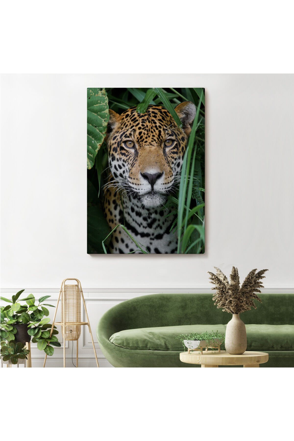 Leopar Dekoratif Kanvas Tablo-5960