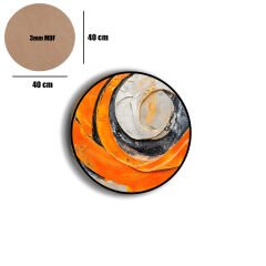 Amarikan Servis, Mdf Supla Takımı 6 Adet (6'lı Takım ), 6'lı Bardak Altlığı Hedliyeli 145