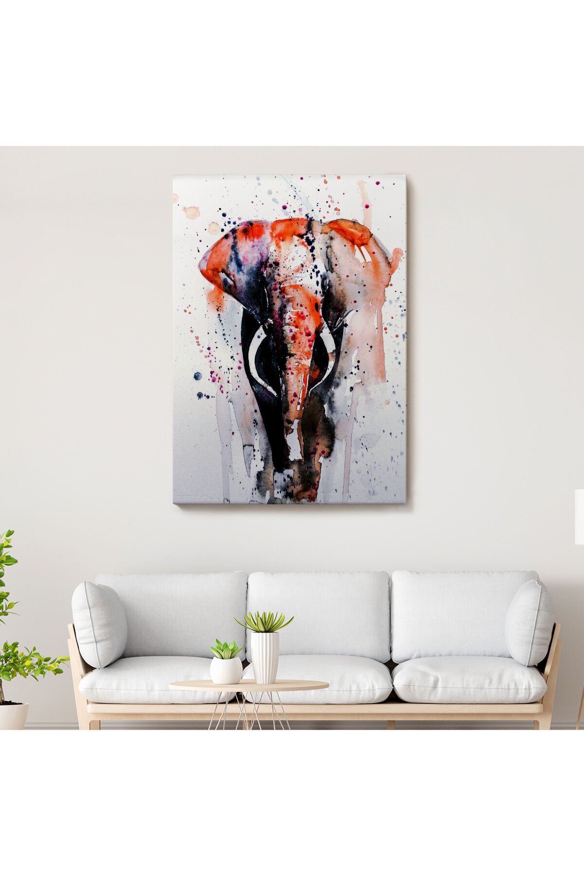 Fil Dekoratif Kanvas Tablo-5962