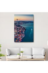 Boğaziçi Kuş Bakışı Dekoratif Kanvas Tablo-5971