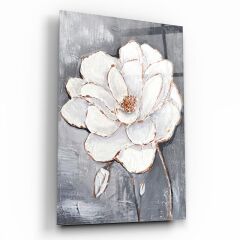 Çiçekler Cam Tablo Özel Tasarım Ofis, Mutfak Çocuk Odası, Salon Dekorasyon