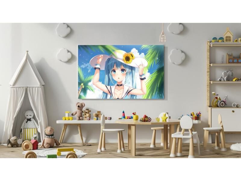 Dekoratif Baskı Anime Kanvas Tablıo 40