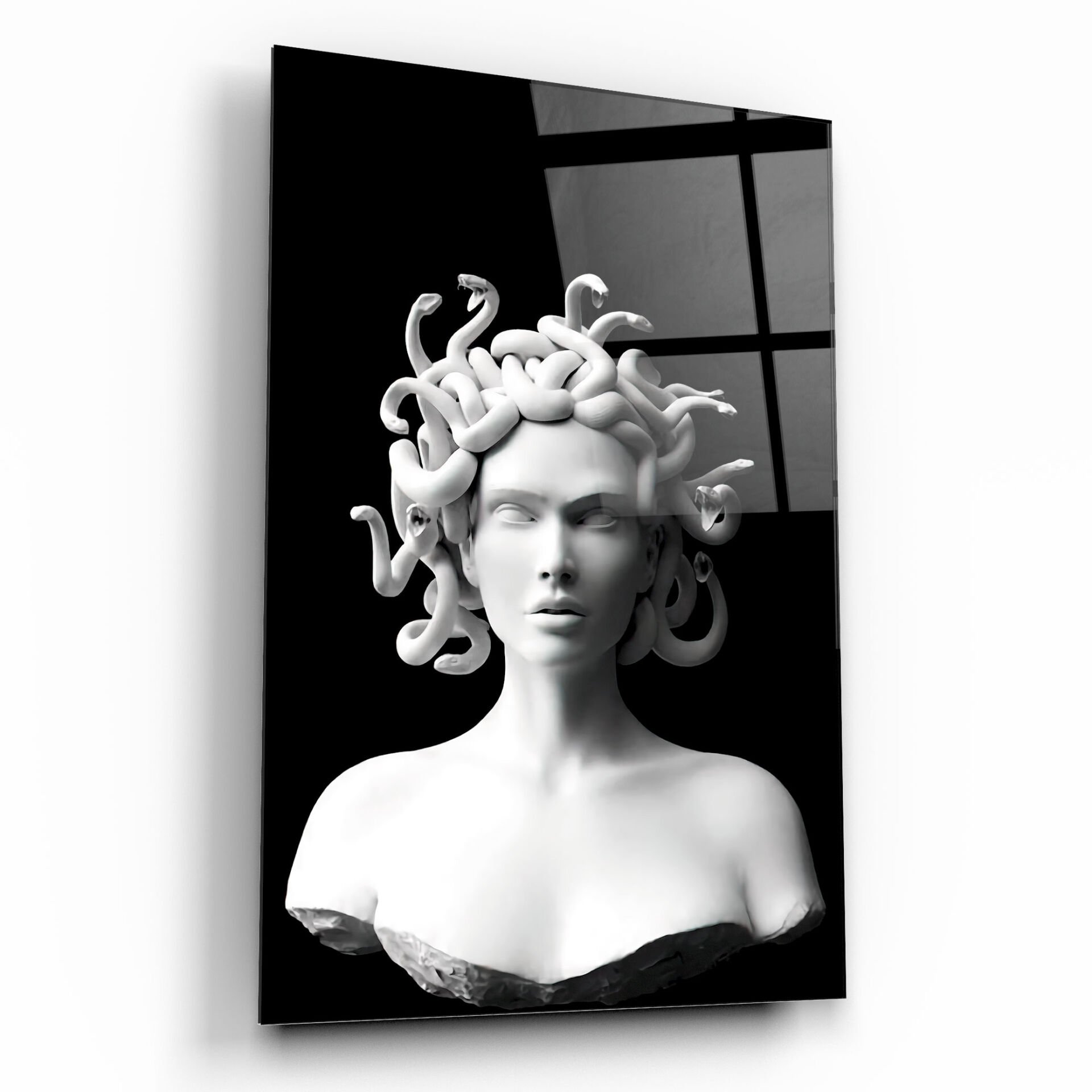 Medusa Cam Tablo Özel Tasarım Ofis, Mutfak Çocuk Odası, Salon Dekorasyon