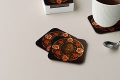Dekoratif Bardak Altlığı Neon Desen 230