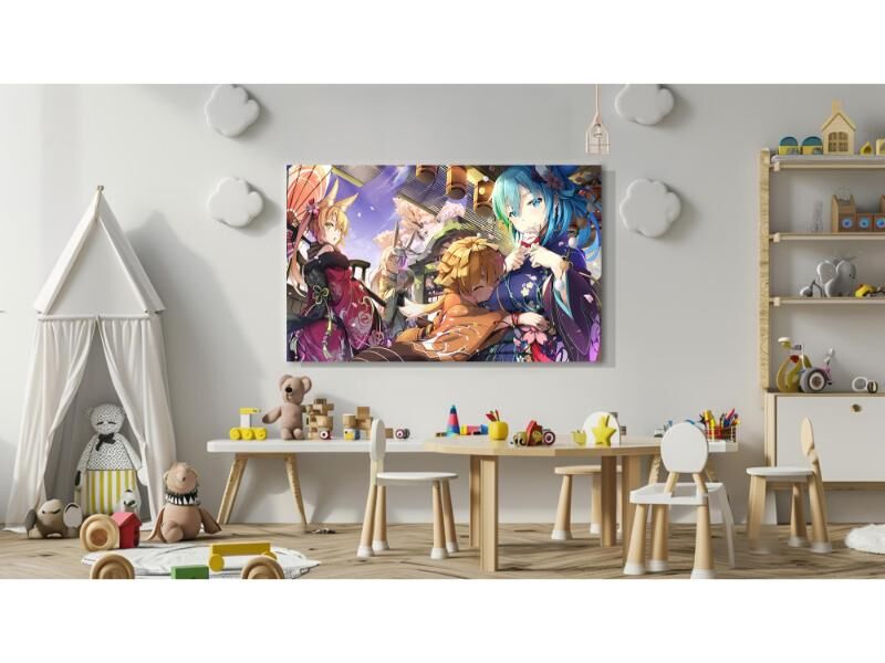 Dekoratif Baskı Anime Kanvas Tablıo 46
