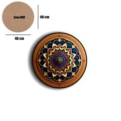Amarikan Servis, Mdf Supla Takımı 6 Adet (6'lı Takım ), 6'lı Bardak Altlığı Hedliyeli 169