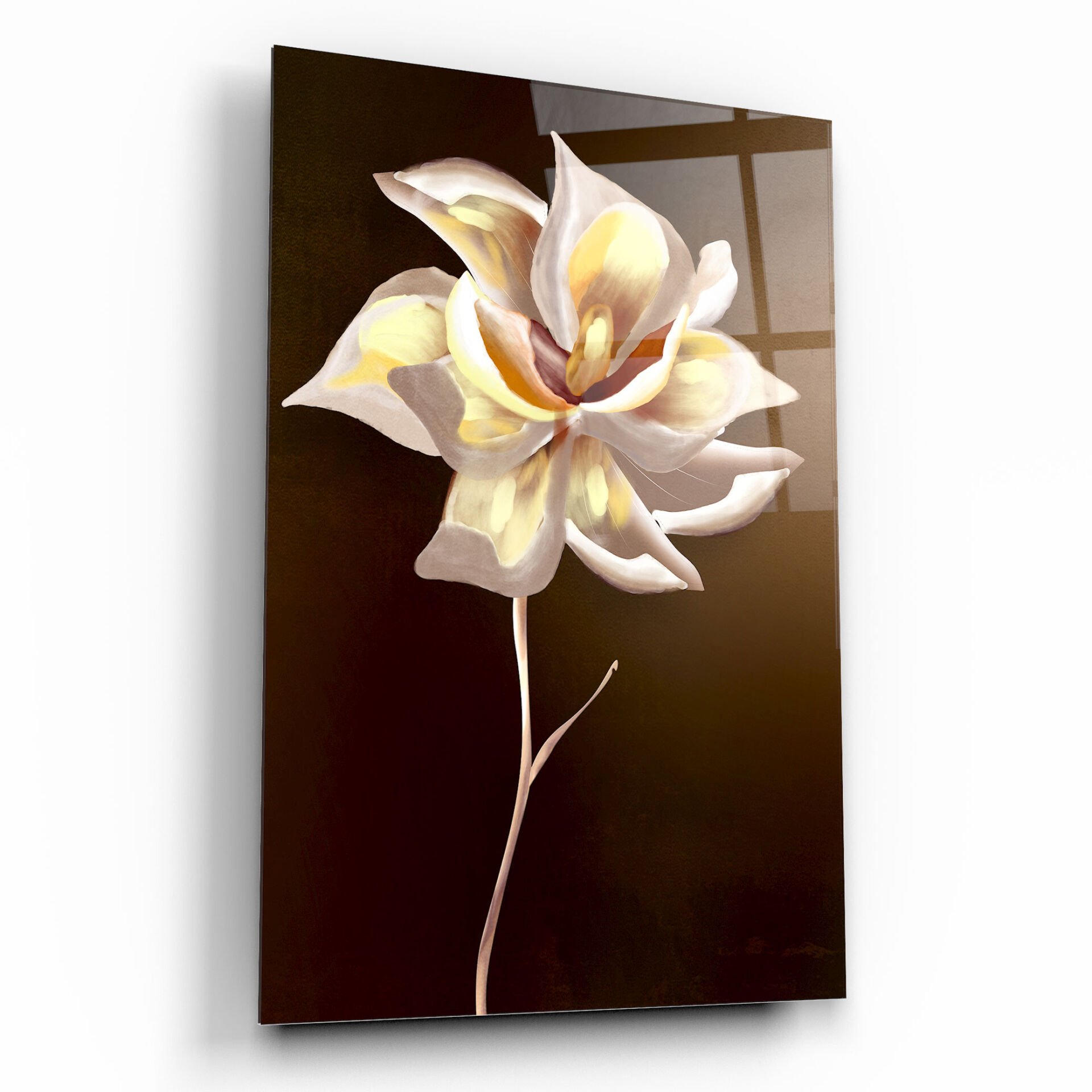 Çiçek Cam Tablo Özel Tasarım Ofis, Mutfak Çocuk Odası, Salon Dekorasyon