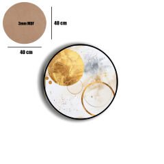 Amarikan Servis, Mdf Supla Takımı 6 Adet (6'lı Takım ), 6'lı Bardak Altlığı Hedliyeli 173