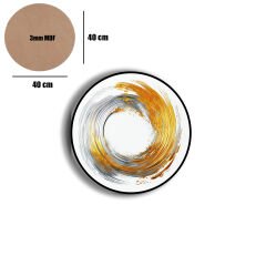 Amarikan Servis, Mdf Supla Takımı 6 Adet (6'lı Takım ), 6'lı Bardak Altlığı Hedliyeli 174