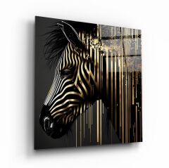 Zebra Cam Tablo Özel Tasarım Ofis, Mutfak Çocuk Odası, Salon Dekorasyon