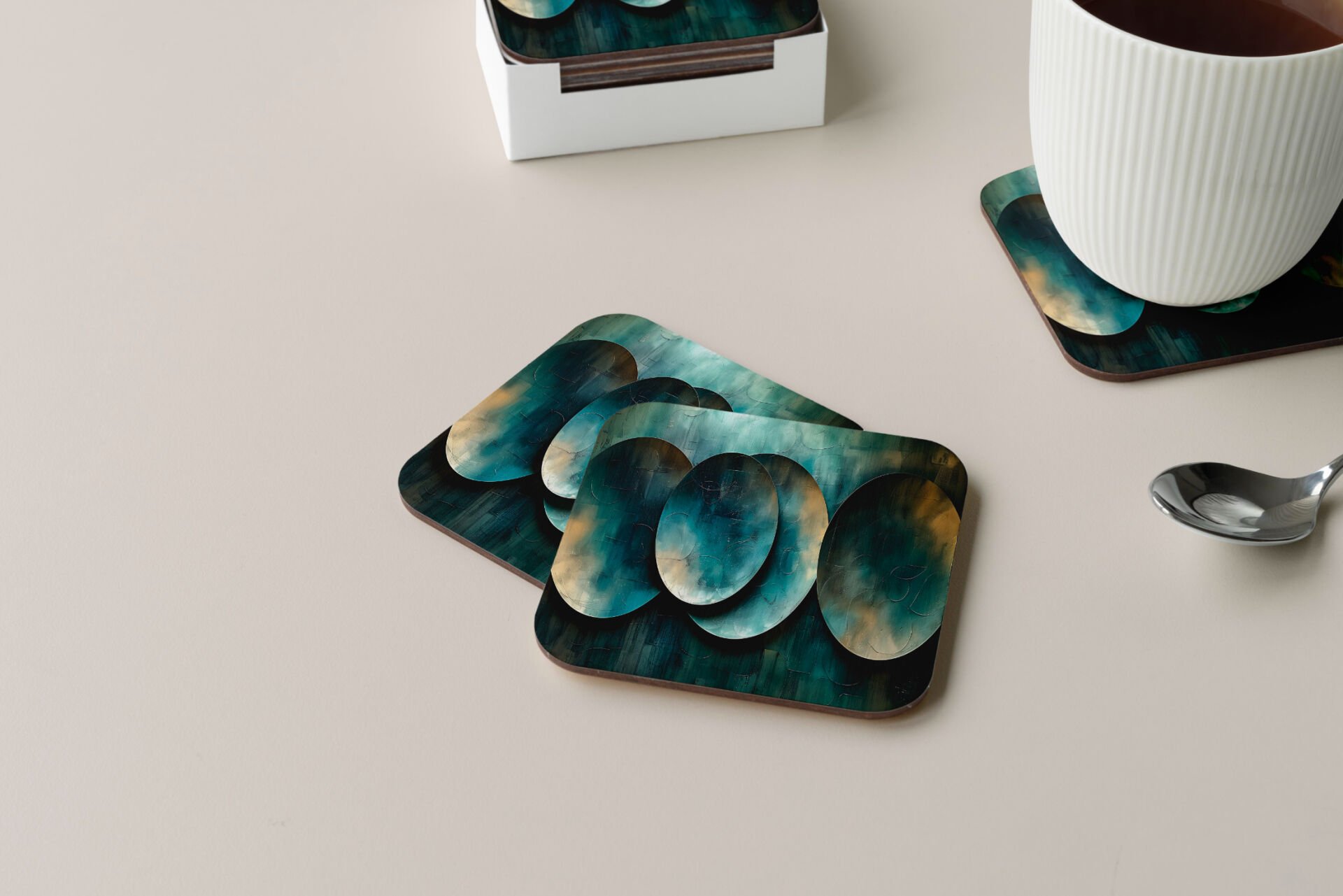 Dekoratif Bardak Altlığı Circle Design 488