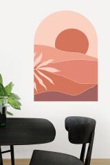 Minimalist Pencere Duvar Sticker