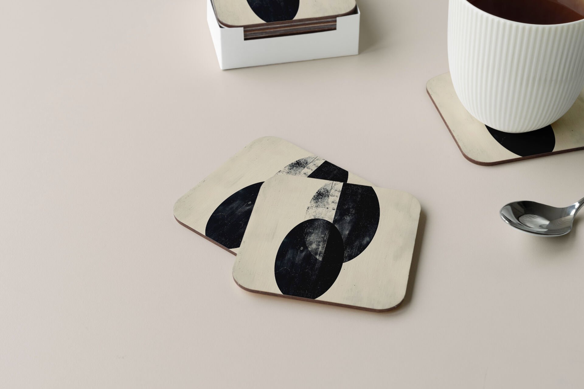 Dekoratif Bardak Altlığı Circle Design 490