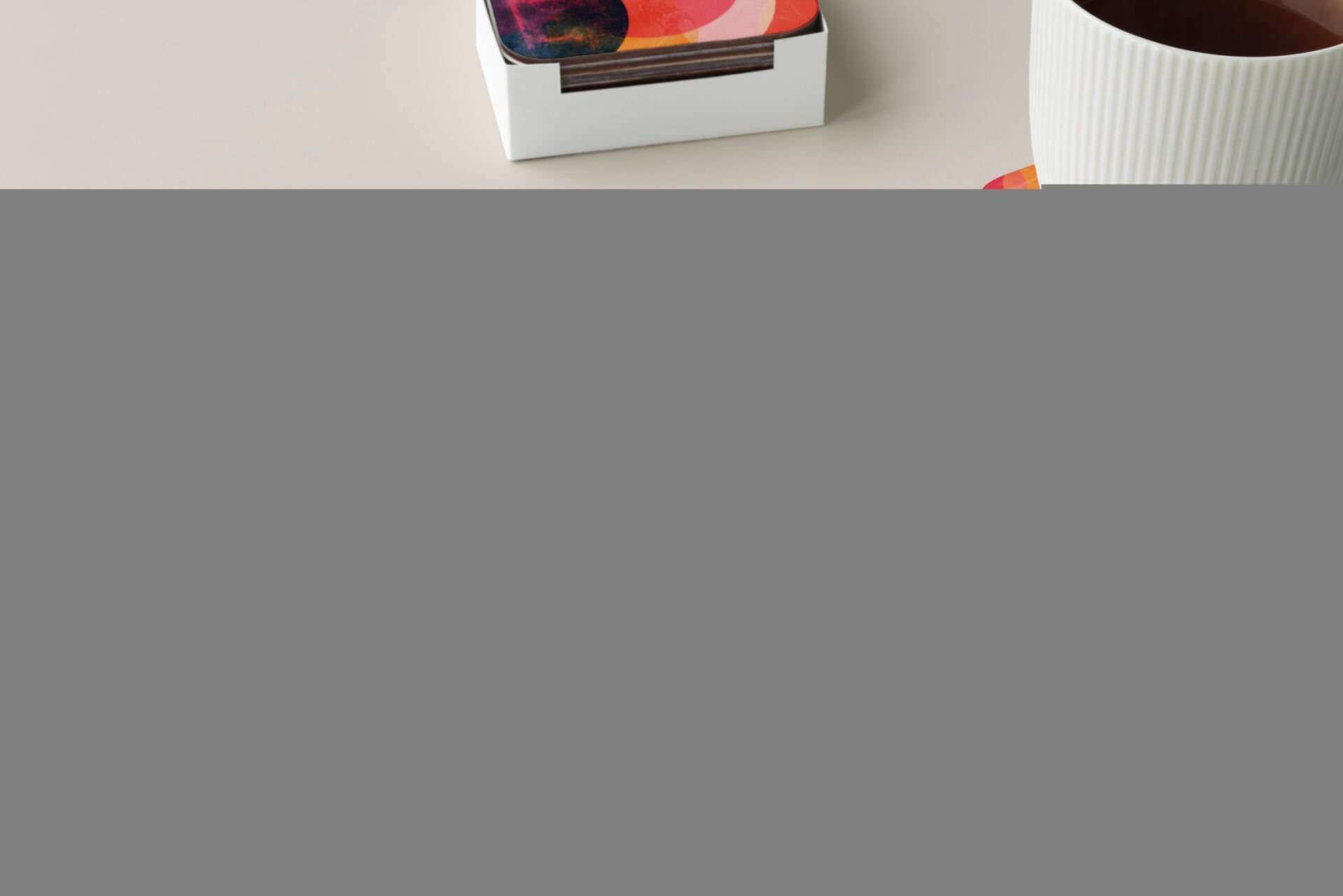 Dekoratif Bardak Altlığı Circle Design 385