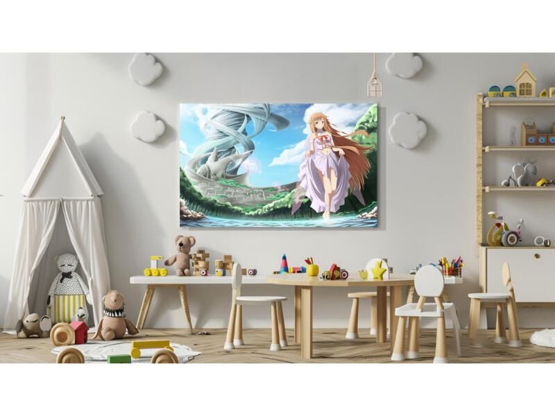 Dekoratif Baskı Anime Kanvas Tablıo 80