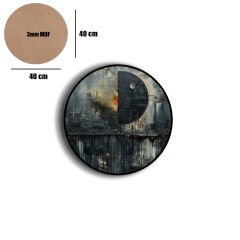 Amarikan Servis, Mdf Supla Takımı 6 Adet (6'lı Takım ), 6'lı Bardak Altlığı Hedliyeli 203
