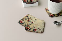 Dekoratif Bardak Altlığı Çiçekler 08