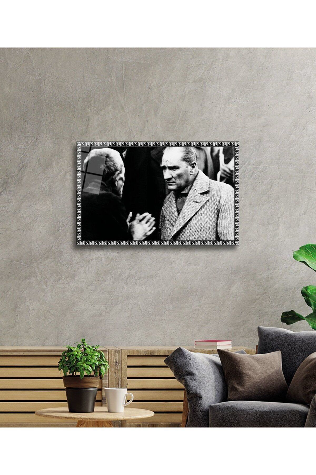 Atatürk Cam Tablo 4 Mm Dayanıklı Temperli Cam