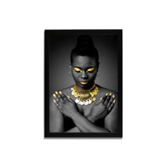 Yapay Zeka Görselli MDF Plastik Çerçeveli Dekoratif Tablo