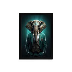 Yapay Zeka Görselli MDF Plastik Çerçeveli Dekoratif Tablo