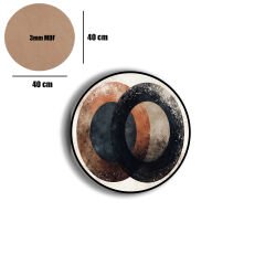 Amarikan Servis, Mdf Supla Takımı 6 Adet (6'lı Takım ), 6'lı Bardak Altlığı Hedliyeli 215