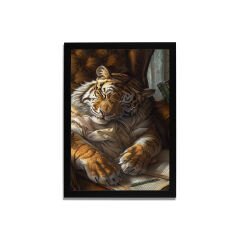 Yapay Zeka Görselli MDF Plastik Çerçeveli Dekoratif Tablo