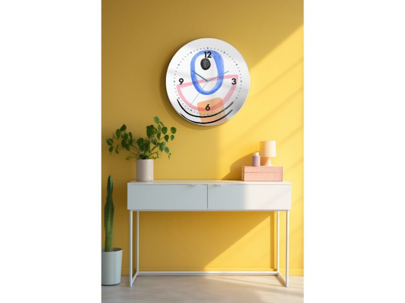 Dekoratif Cam Duvar Saati-1402