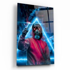 Neon Maske Cam Tablo Özel Tasarım Ofis, Mutfak Çocuk Odası, Salon Dekorasyon