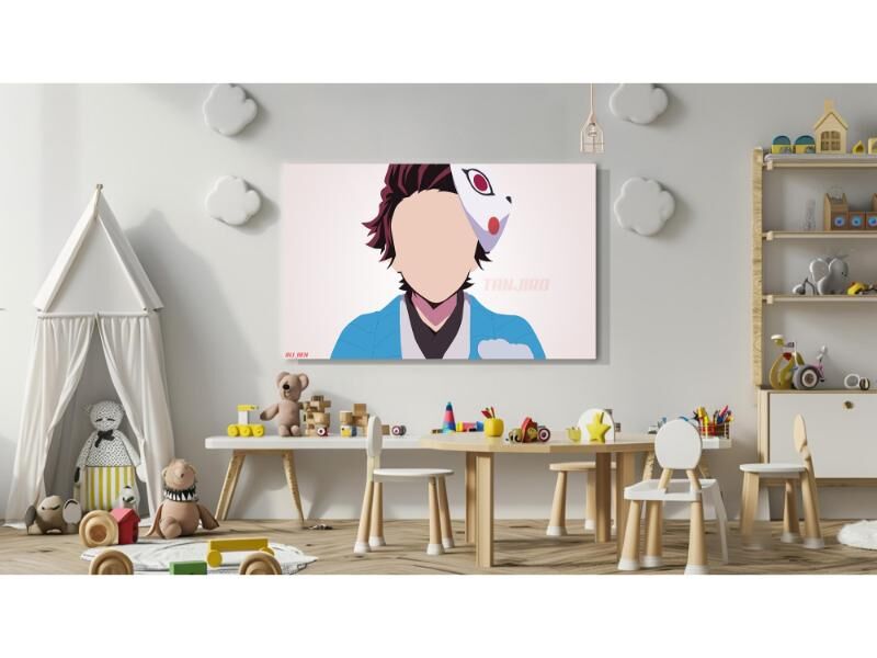 Dekoratif Baskı Anime Kanvas Tablıo 96