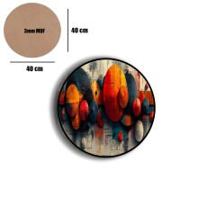 Amarikan Servis, Mdf Supla Takımı 6 Adet (6'lı Takım ), 6'lı Bardak Altlığı Hedliyeli 219