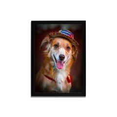 Yapay Zeka Görselli MDF Plastik Çerçeveli Dekoratif Tablo