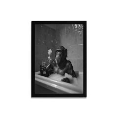 Yapay Zeka Görselli MDF Plastik Çerçeveli Dekoratif Tablo